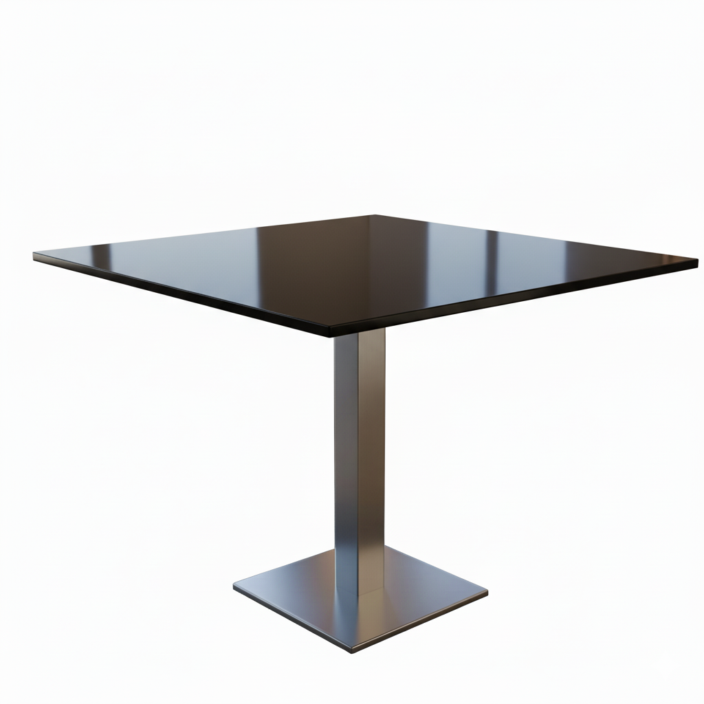 Rectangular HoReCa Table with Glass tabletop